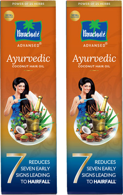 Parachute Advansed Ayurvedic Coconut Oil With Neem & Bhringraj, Reduces Dandruff & Hair Fall Hair Oil On Flipkart For Rs. 290 @ 22% off