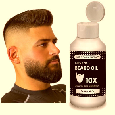 Manarya Beard Growth Oil - 50ml - Beard Growth Oil for Patchy Beard, With DHT Booster Hair Oil(50 ml)