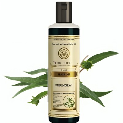 DR SOFFI Khadi Bhringraj AyurVedic- Hair Regrowth Hair Oil | Hair Oil(100 ml)