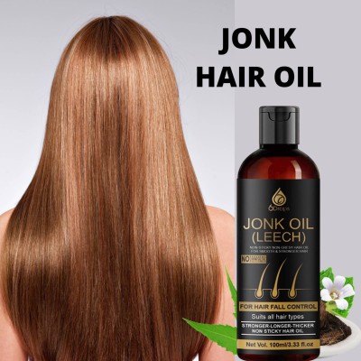 6Drops Jonk Oil, Leech Tail For Hair Regrowth control hair fall men women oil Hair Oil(100 ml)