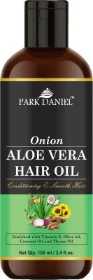 PARK DANIEL Premium Onion Aloe Vera Hair Oil Enriched With Vitamin E - For Conditioning and Smooth Hair (100 ml) Hair Oil(100 ml)