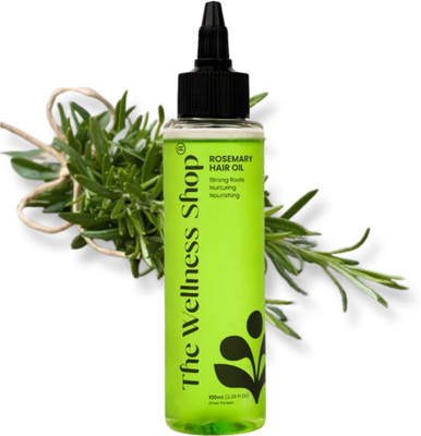 The Wellness Shop Rosemary Oil for Hair Regrowth & Strength, Daily Use Hair Oil(100 ml)