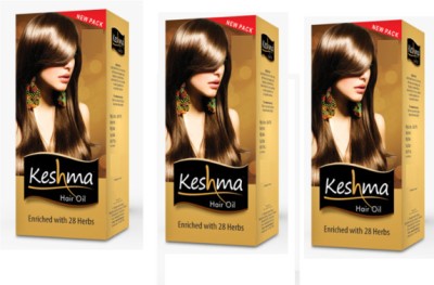 ZGLOW keshma hair oil @ 3 ( pack of 3 ) Hair Oil(300 ml)