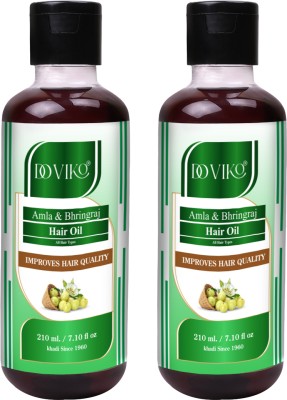 Doviko Amla & Bhringraj Hair Oil - Pack of 2 Hair Oil(420 g)
