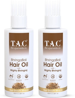 TAC - The Ayurveda Co. Bhringabali Hair Oil for Hairfall Control & Hair Growth Hair Oil(200 ml)