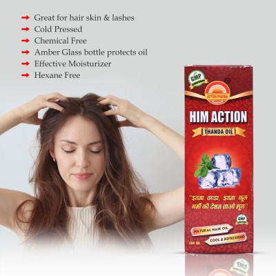 Action Pharma THANDA OIL Hair Oil(400 ml)