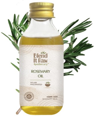 Blend It Raw Apothecary Rosemary Oil for Hair Growth | Diluted Rosemary Oil | Direct Application, Hair Oil(100 ml)