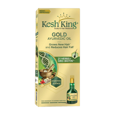 Kesh King Gold Ayurvedic with 21 Herbs and Gro-Biotin Hair Oil(200 ml)