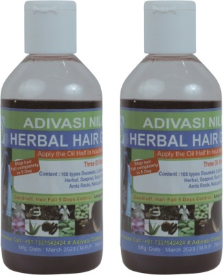 Adivasi herbal hair care Reduces Hair Fall And Grows New hair Oil g Hair Oil(500 ml)