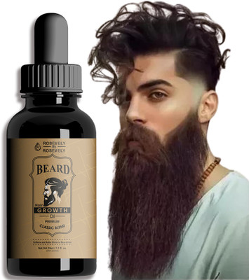 Rosevely •	Beard Oil for Growing Beard Faster with Best Beard Growth Oil for Men Hair Oil(1 g)