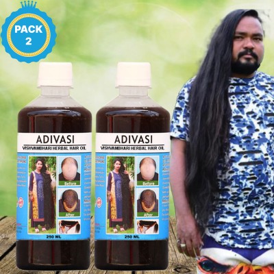 Vishvambhari Herbal Hair Oil for dandruff treatment |Repairs Frizzy Hairs l24 Hair Oil(500 ml)