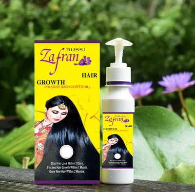 bussi Zafran For Thik & Good Hair more 10 herbal ingredients Hair Oil(101 ml)