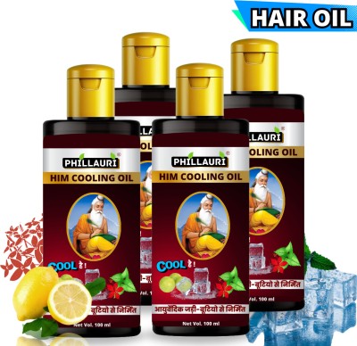 Phillauri All Type of Hair Problem Herbal Growth Cool Hair Oil for Radiant and Healthy Hair Oil(400 ml)