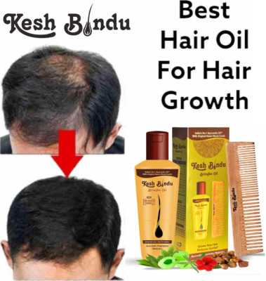 KeshBindu Hair Fall Control Hair Oil and Regrowth Oil With Orignal Neem Comb Hair Oil(129 ml)