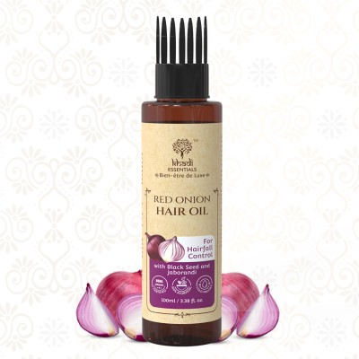 Khadi Essentials Red Onion & Black Seed Oil Hair Growth Oil For Stronger & Shiny Hair Hair Oil(100 ml)