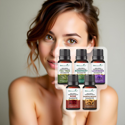 Earth Science Ayurveda Floral and Herbal Essential Oils – Combo Pack of 5 Pure Oils Hair Oil(25 ml)