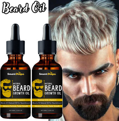smartdrops Beard Nourishing & Growth Oil for Patchy Beard Hair Oil(60 ml)
