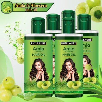 Phillauri Amla & Aloevera Hair Growth Silk Infusion Hair Oil(500 ml)