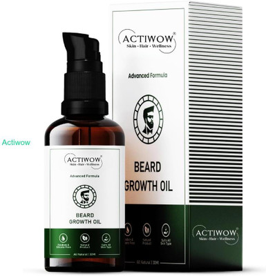 ACTIWOW Beard Growth Oil That Promotes Daily Beard Recovery Hair Oil(30 ml)
