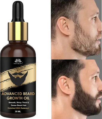 INTIMIFY Advanced Beard Growth Oil with Redensyl, Saw Palmetto, Onion Oil Hair Oil(30 ml)