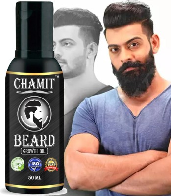 Chamit Beard Growth Oil|Jojoba, Argan oil|Strong Healthy beard medicine|men beard oil Hair Oil(50 ml)