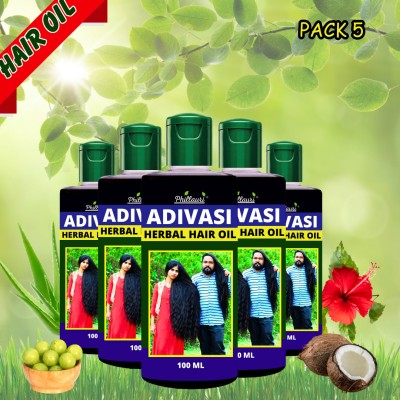 Phillauri Aadivasi Hair Oil for Timeless Beauty for Strong, Silky Hair Naturally Hair Oil(500 ml)