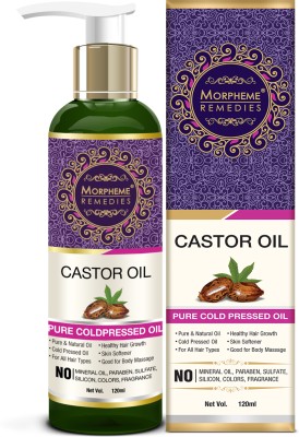 Morpheme Remedies Pure Coldpressed Castor Carrier Hair Oil(120 ml)