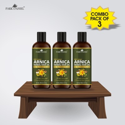 PARK DANIEL Arnica Herbal Hair Growth Oil -For Hair Growth & Strong & Shiny Hair For Men & Women Combo Pack 3 Bottle of 100 ml(300 ml) Hair Oil(300 ml)