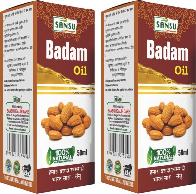 Sansu Badam Ka Tail (50ml*2) Hair Oil(100 ml)