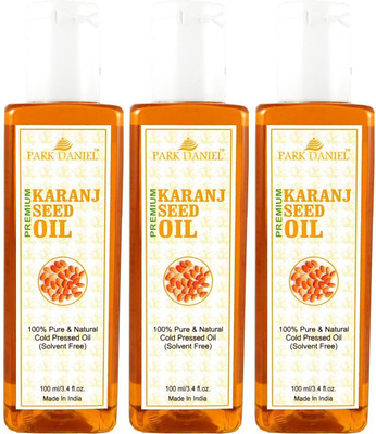 PARK DANIEL Premium Karanj oil combo of 3 bottles of 100 ml (300 ml) Hair Oil(300 ml)