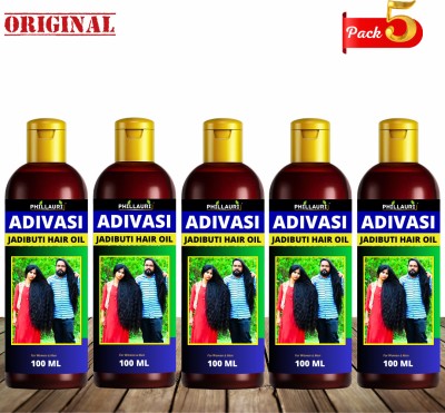 Phillauri Aadivasi Jadibuti Hair Oil for Natural Shine, and Holistic Scalp Wellness Hair Oil(500 ml)