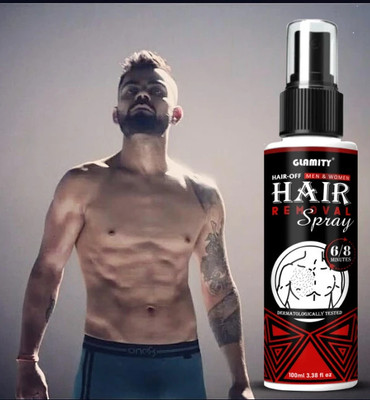NewClick Hair Removal Spray Painless Body for Chest, Back, Legs & Arms Spray Spray(100 ml)