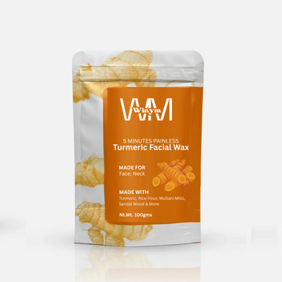Winym Orange Wax Powder for Quick Solution, Painless Hair Removing Powder(100 g)