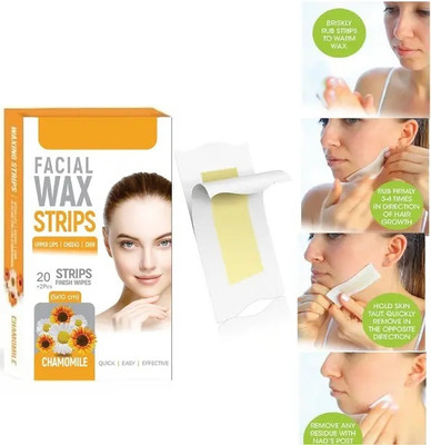 THTC New Wax Strips for face Strips1 Strips(20 Strips)