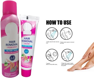 GFSU - GO FOR SOMETHING UNIQUE Painless Hair Remover Spray Chest, Back, Armpits private part Spray(180 g)