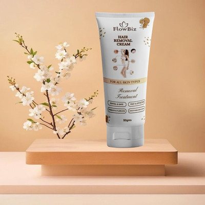 FlowBiz Rose Glow Hair Removal Cream VIYANSHENTERPRISE Cream(50 g)
