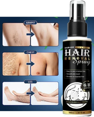 NewClick Hair Removal Spray Painless Body for Chest, Back, Legs & Arms Spray 01 Spray(100 ml)