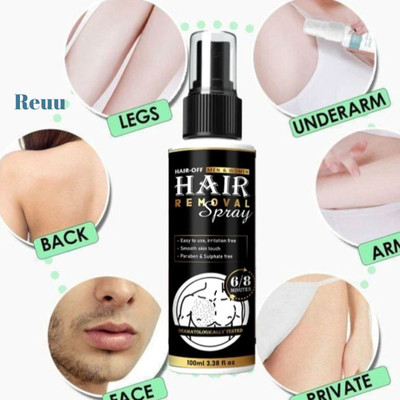 Reuu X Hair Removal Spray for Body Chest and all Body Parts Spray(100 ml)