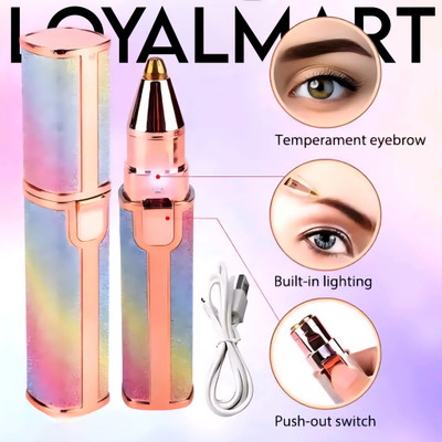 Loyalmart Finishing Touch Blawless Hair Removal USB charging Trimmer With LED Light Strips(2 Strips)