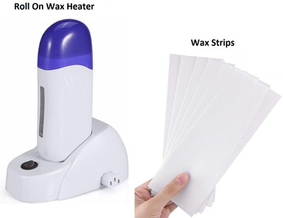 LOVHIDE Wax Warmer | Portable Cartridge Wax Roller Heater | Roll On Machine + Strips Wax(100 g)