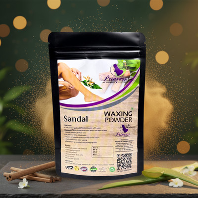 prinzass cosmetics Sandal Wax Powder-Hair Removal Powder for Body |Painless Waxing for Women & Men Powder(100 g)