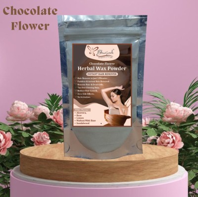 Bluejack Hair Removal Powder For Men & Women, Faith and Patience Chocolate Wax Herbal Wax(100 g)