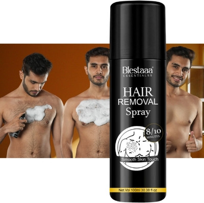blestaaa essentialss Hair Removal Cream Spray for A Mens Hand, Leg Under Arm, Painless Spray.. Spray(100 ml)