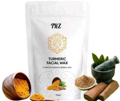 TRZ Skin Brightening Herbal Turmeric Facial Wax for Glowing Complexion Powder Powder(50 g)