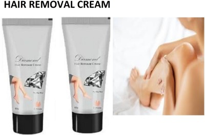 Luipui hair removal cream for longer smoothness pack of 2 Cream(100 g)