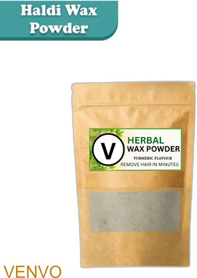 venvo Herbal Glow Turmeric Wax - Gentle Hair Removal Powder (100 g) Powder(100 g)