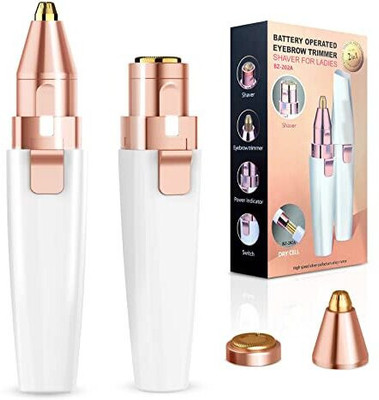 BELENZO 2-in-1 USB Rechargeable Facial & Eyebrow Hair Trimmer for Women Strips(1 Strips)