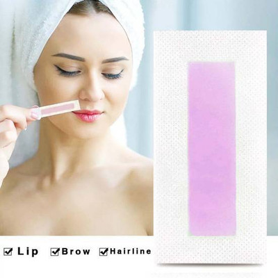 klaty Facial Wax Strips | Face,Upper Lip,Under Arms & Chin Facial Wax |Lavender 26 Strips(20 Strips)