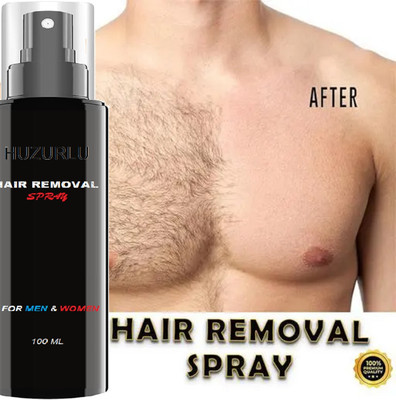 HUZURLU Easy To Use Quick Result Hair Remover Spray - 100ml Spray(100 ml)