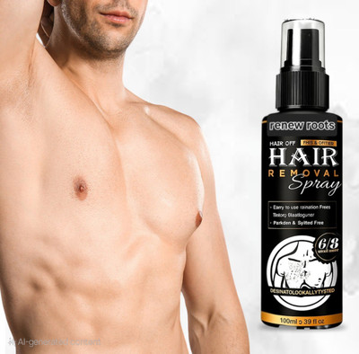 renew roots Hair Removal Spray | Smooth Finish | Quick Dry Formula Spray(100 ml)